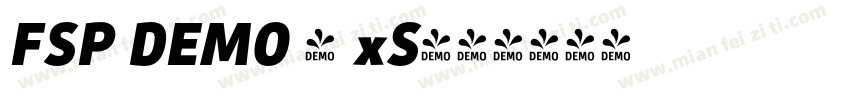 FSP DEMO - xS字体转换